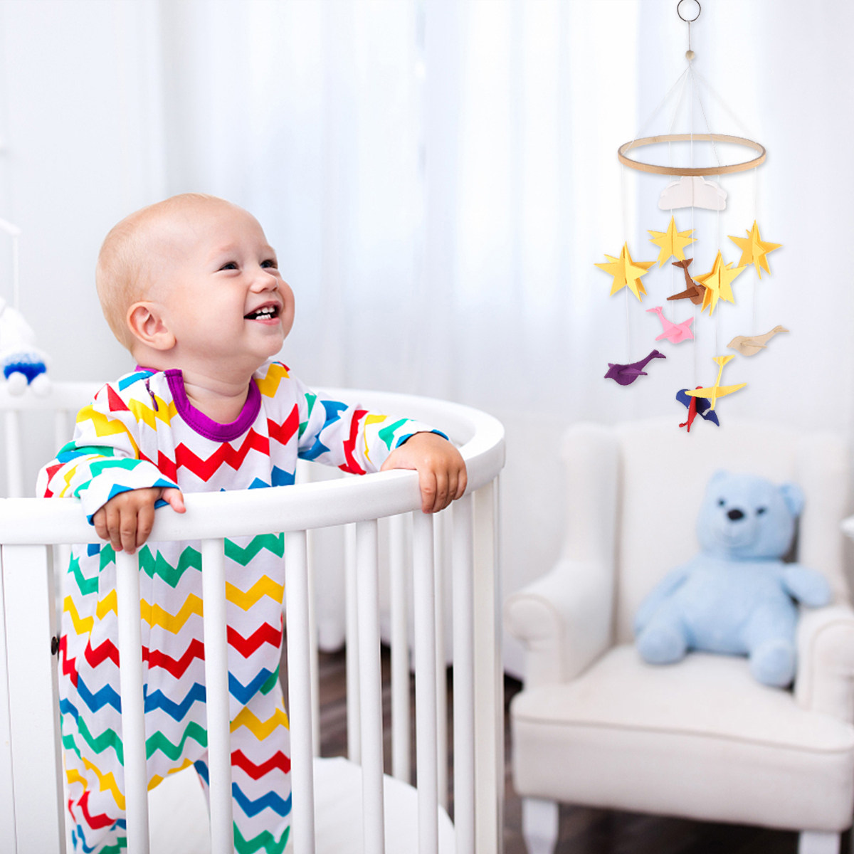 Baby Nursery Colors - 1 Pieza Adorno Colgante para Cuna