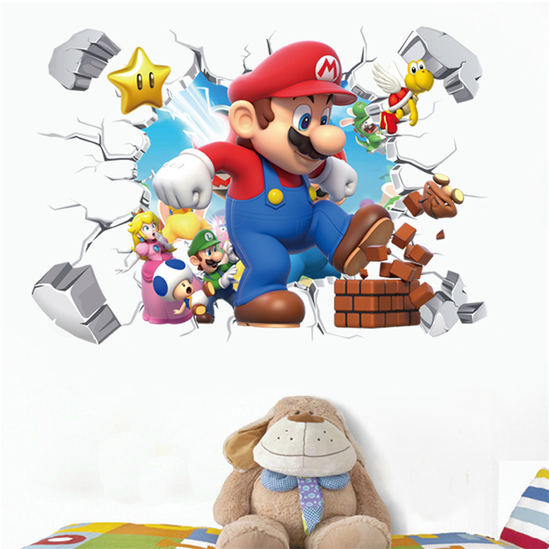 Baby Nursery Games - Pegatina de pared con personajes de