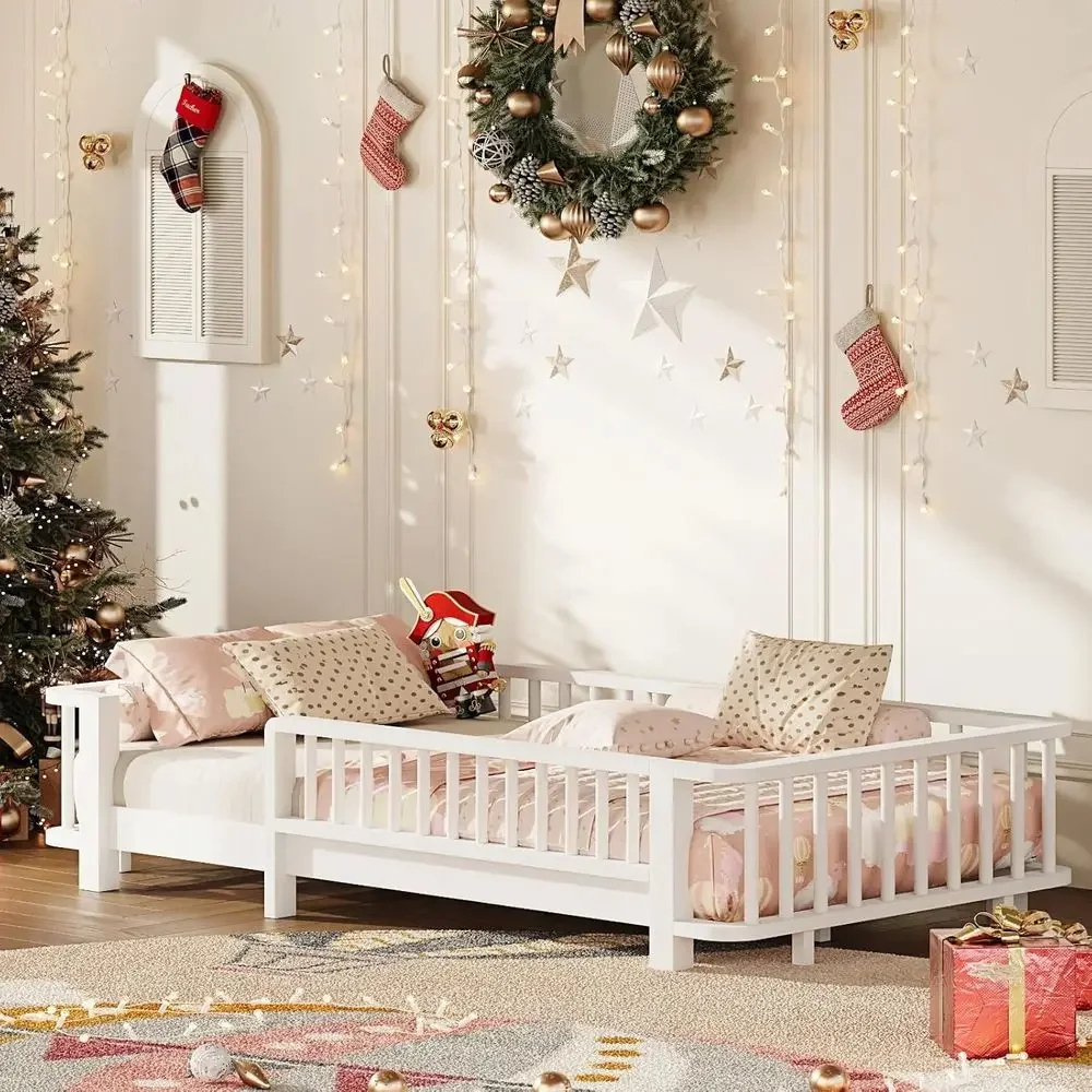 Bed Rail Toddler - Cama Individual de Madera Maciza con