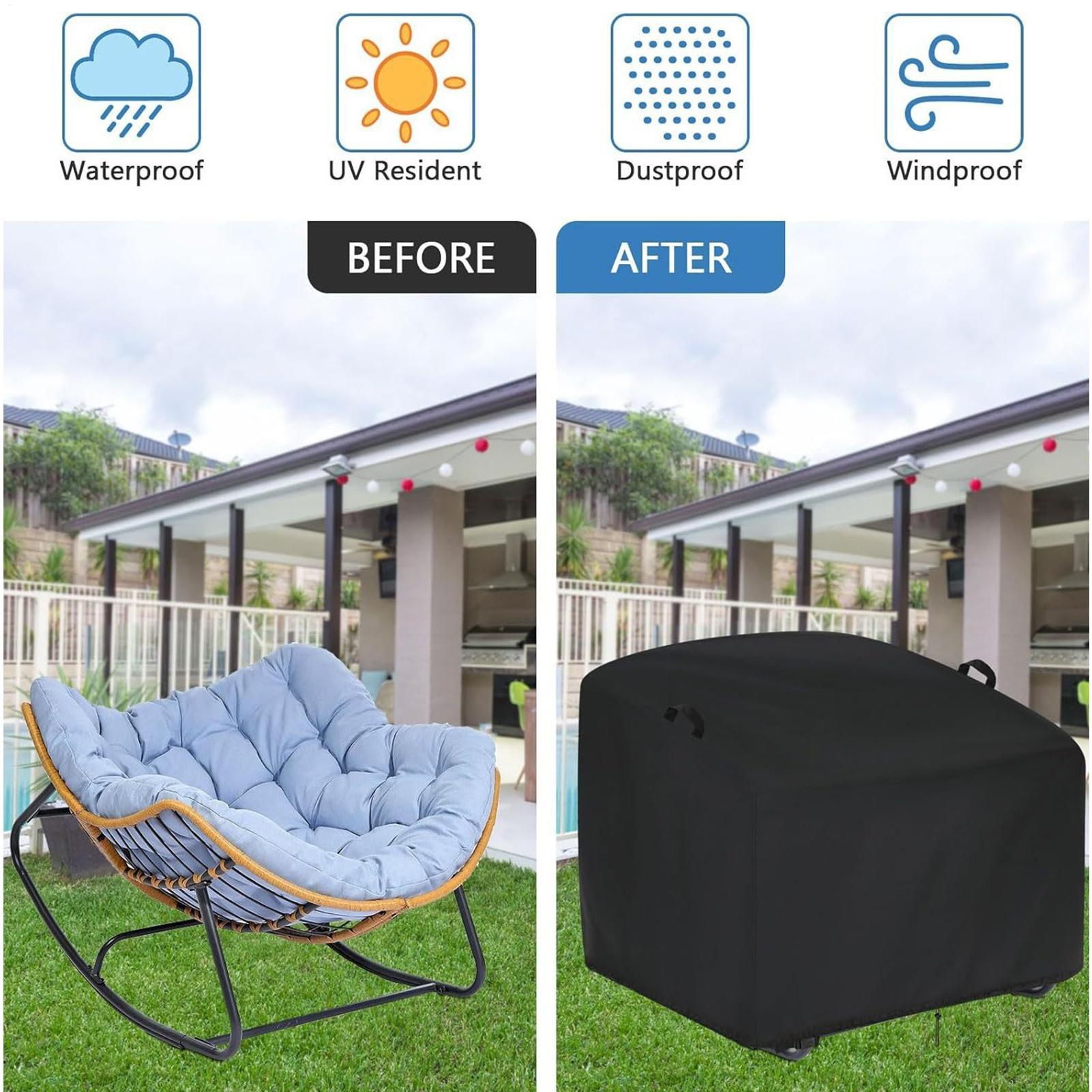 Rocking Chair Nursery - Fundas para sillas mecedoras, cubierta protectora