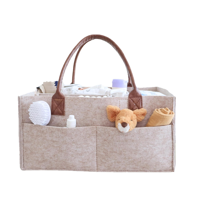 Baby Nursery Basket - Cesta Organizadora de Fieltro para Bebés,