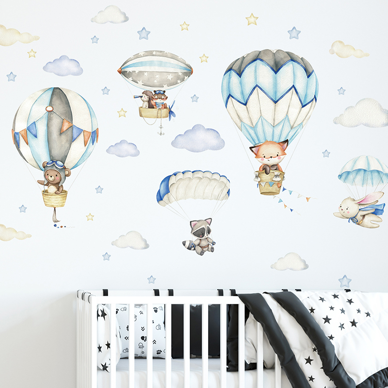 Baby Nursery Stickers - Pegatinas de pared con globos de