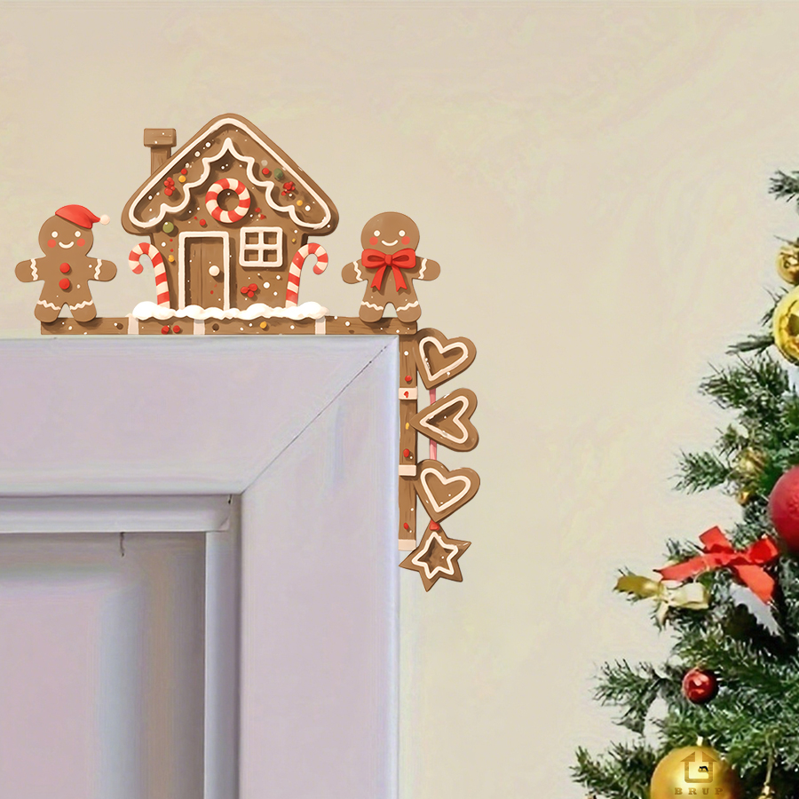 Baby Nursery Stickers - Pegatina de pared navideña de casa