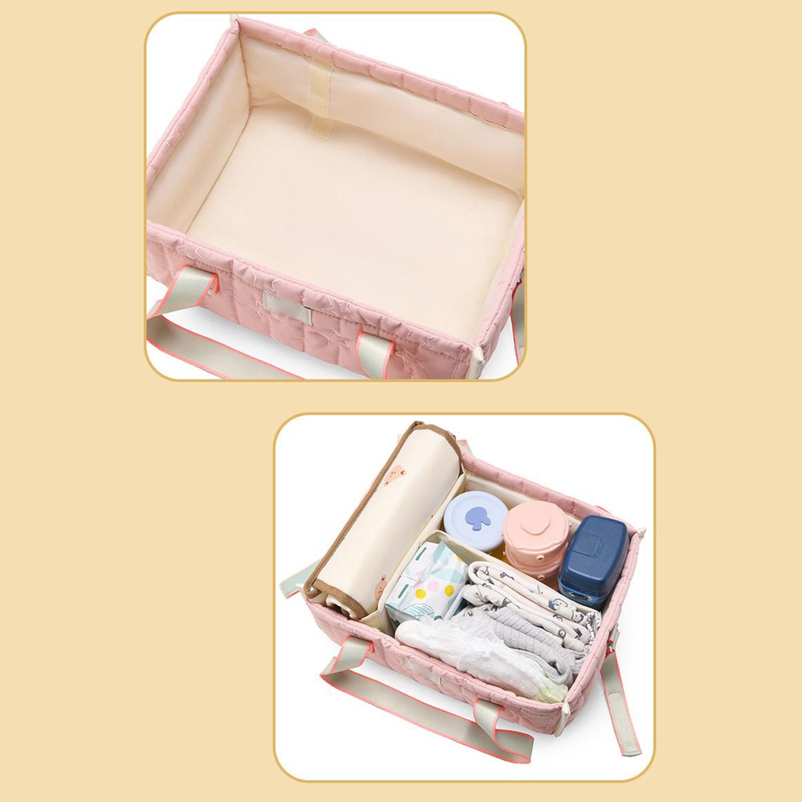 Diaper Caddy Organizer - Bolsa de pañales para bebés, artículos