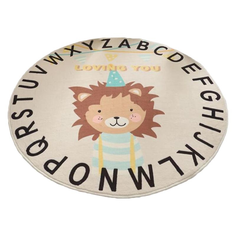 Baby Nursery Games - Alfombra Y4UD con estampado animales dibujos