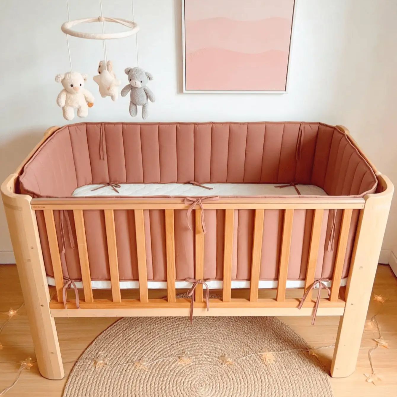 Bed Rail Toddler - Protectores de barandilla para cuna de