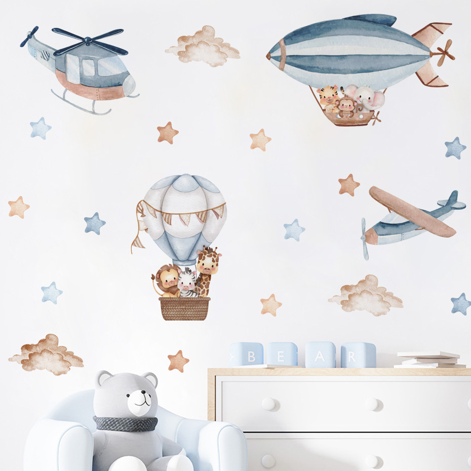 Baby Nursery Stickers - Pegatinas de pared de nubes con