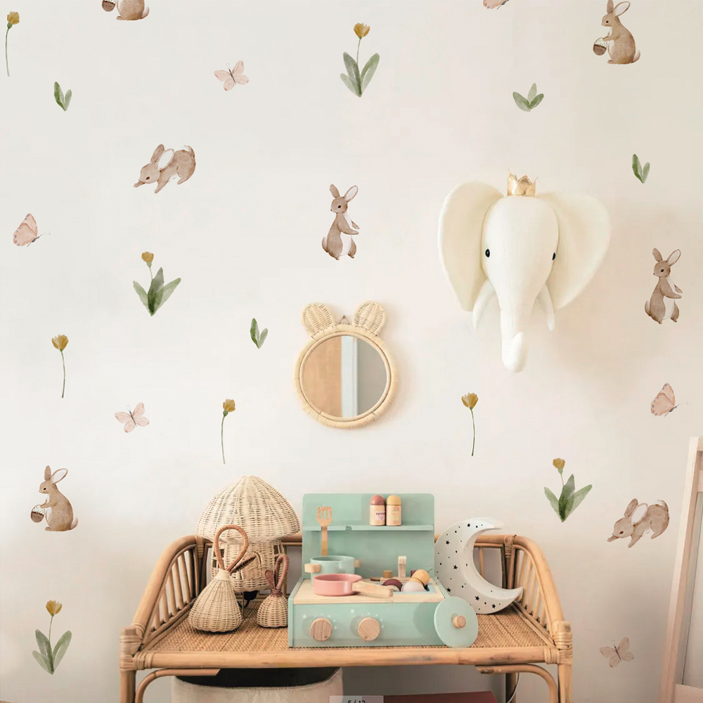 Baby Nursery Stickers - Calcomanía de pared para guardería con