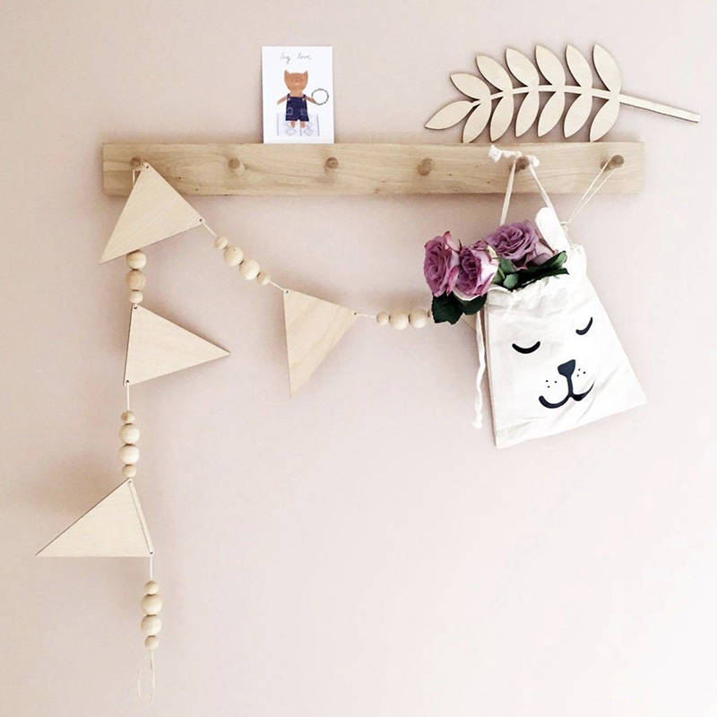 Baby Nursery Garland - Guirnalda de madera para habitación de