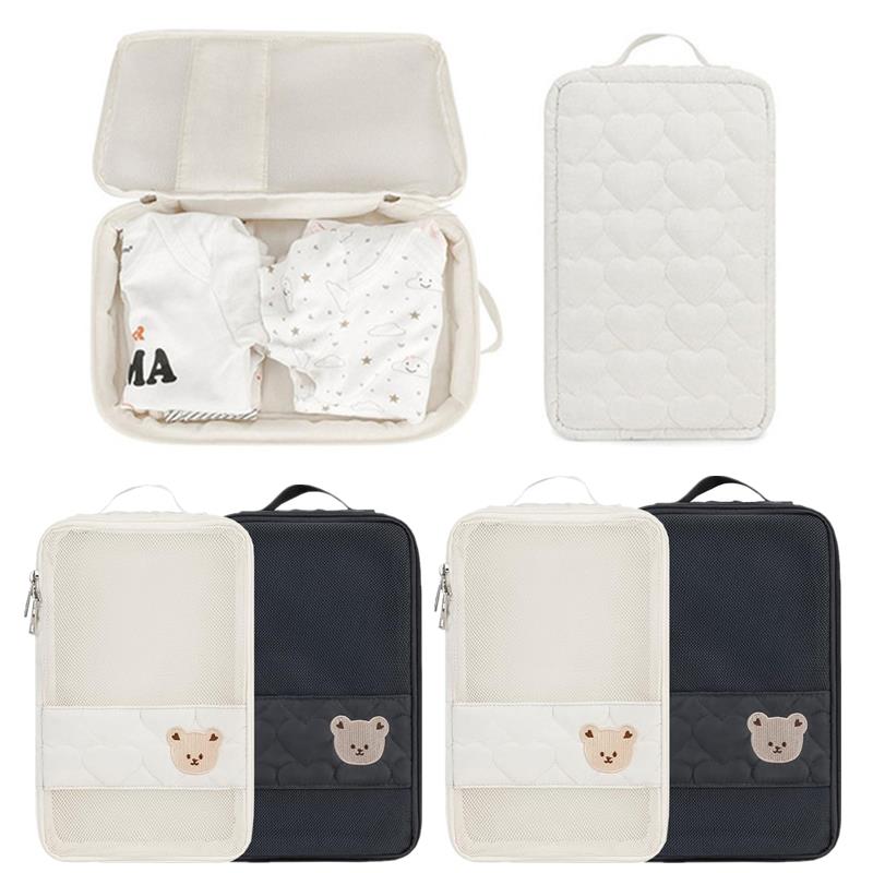 Diaper Caddy Organizer - Bolsa de Pañales Portátil Impermeable para