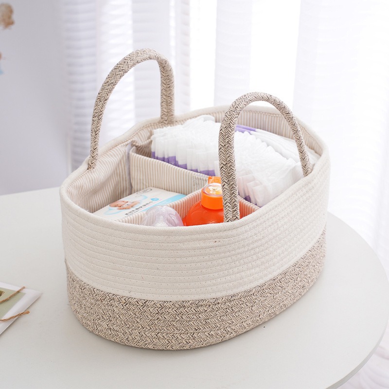 Diaper Caddy Organizer - Caddy plegable para pañales, bolsa para
