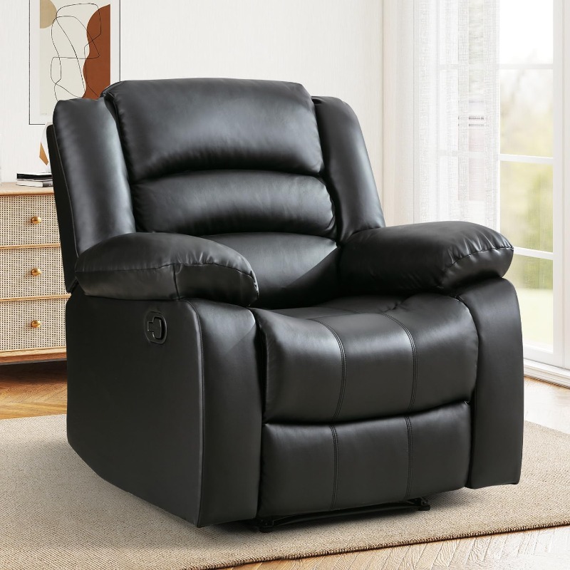 Sillón Reclinable Negro ANJ co - Rocking Chair Nursery reseña y precio