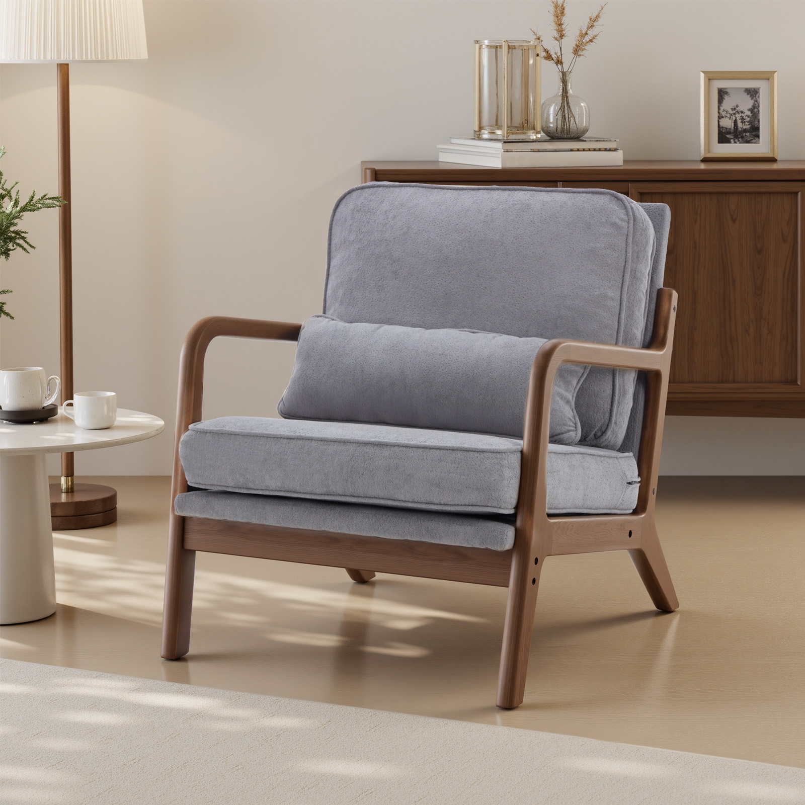Silla moderna JHK de mediados  - Rocking Chair Nursery reseña y precio