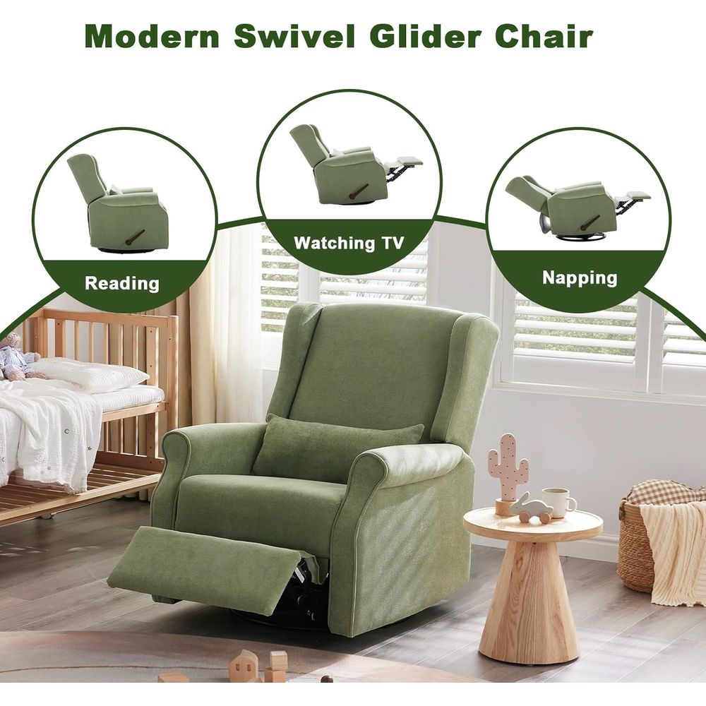 Sillón Reclinable Giratorio pa - Rocking Chair Nursery reseña y precio
