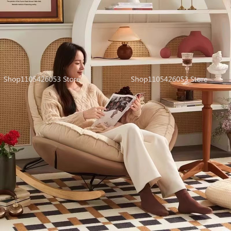Sillón moderno de lujo ligero  - Rocking Chair Nursery reseña y precio