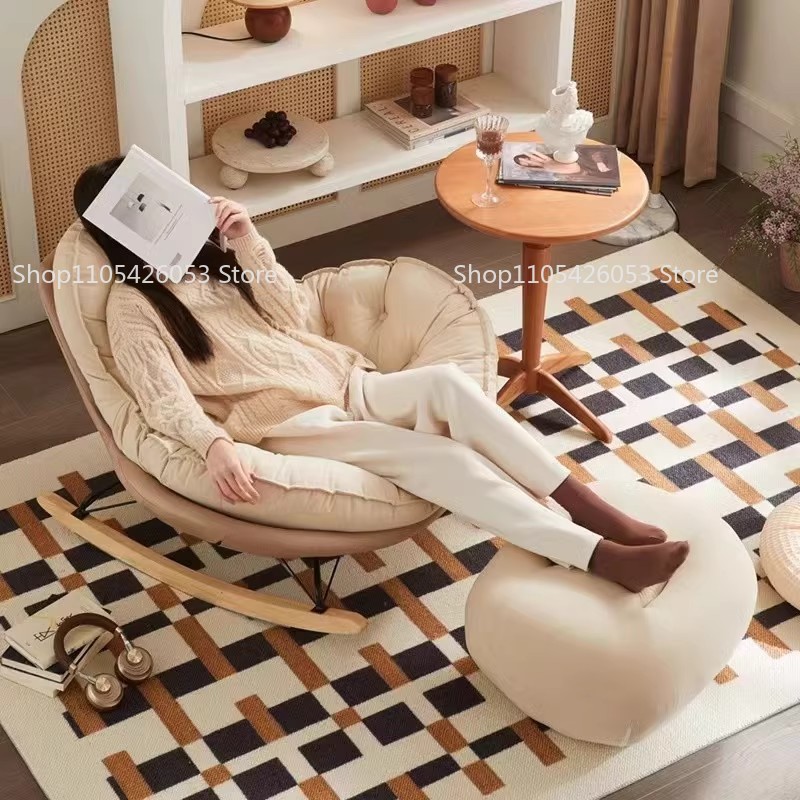 Sillón moderno de lujo ligero  - Rocking Chair Nursery reseña y precio