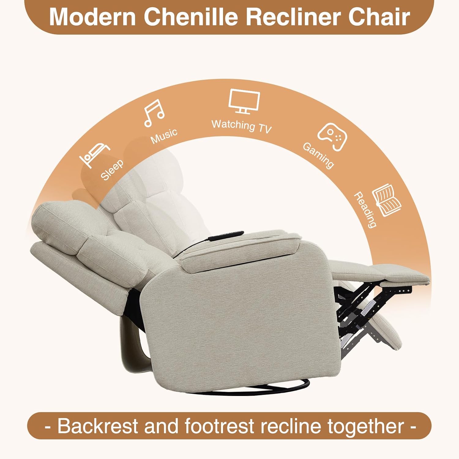 Sillón Reclinable Eléctrico Gi - Rocking Chair Nursery reseña y precio