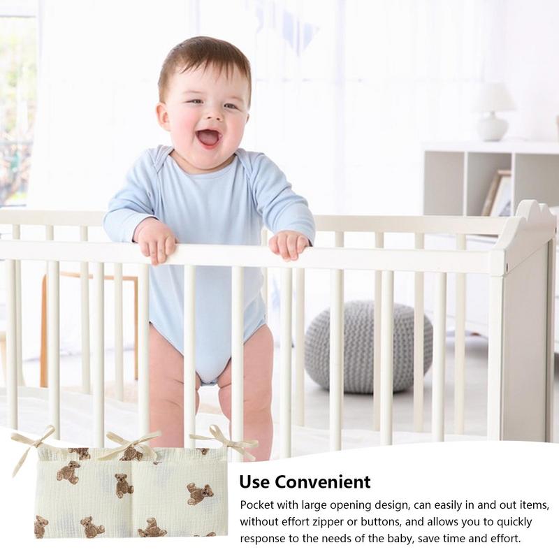 Organizador para cuna de bebé, - Diaper Caddy Organizer reseña y precio