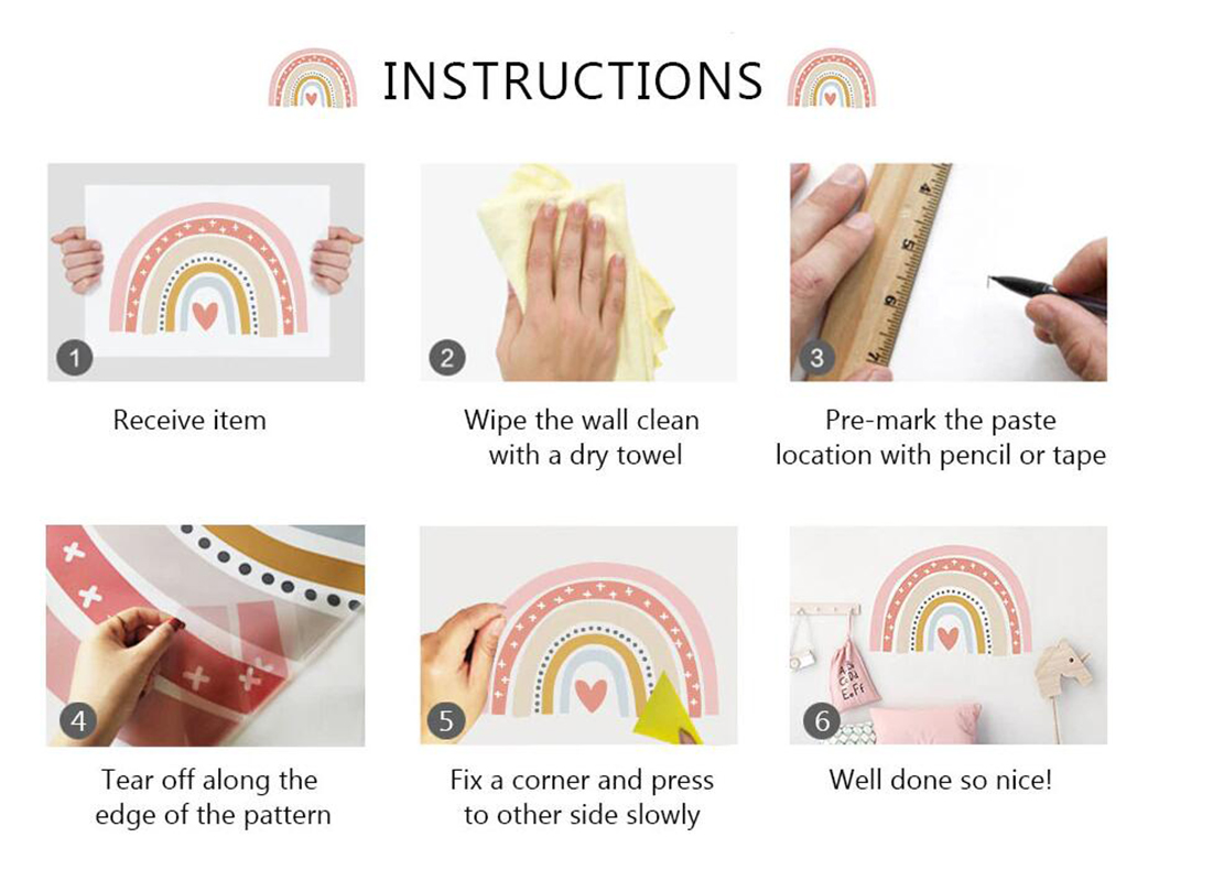 65 Uds pegatina de pared de es - Baby Nursery Stickers reseña y precio