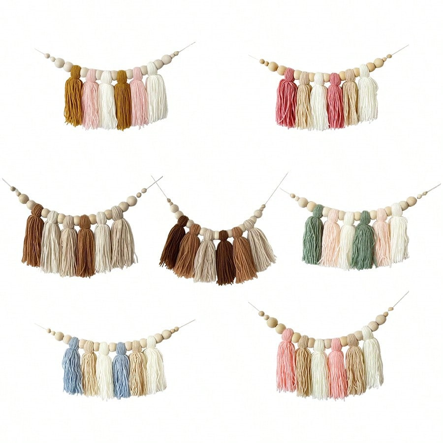 Guirnalda de borlas de algodón - Baby Nursery Garland reseña y precio