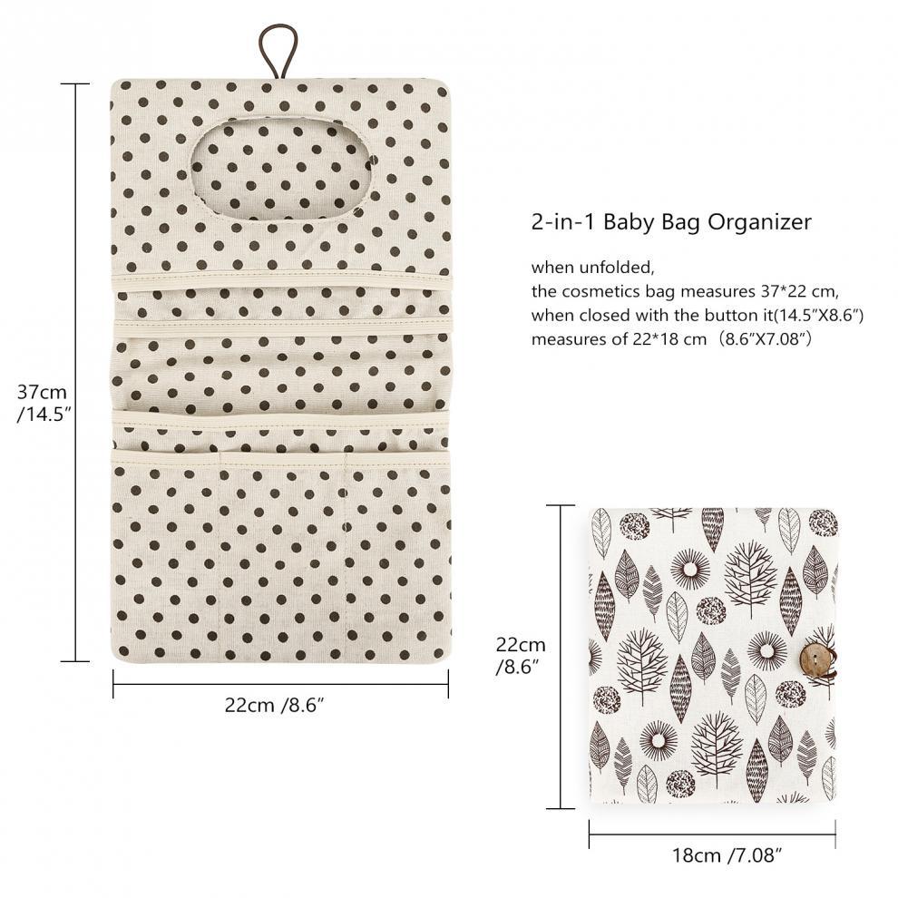 Bolsa de almacenamiento de pañ - Diaper Caddy Organizer reseña y precio