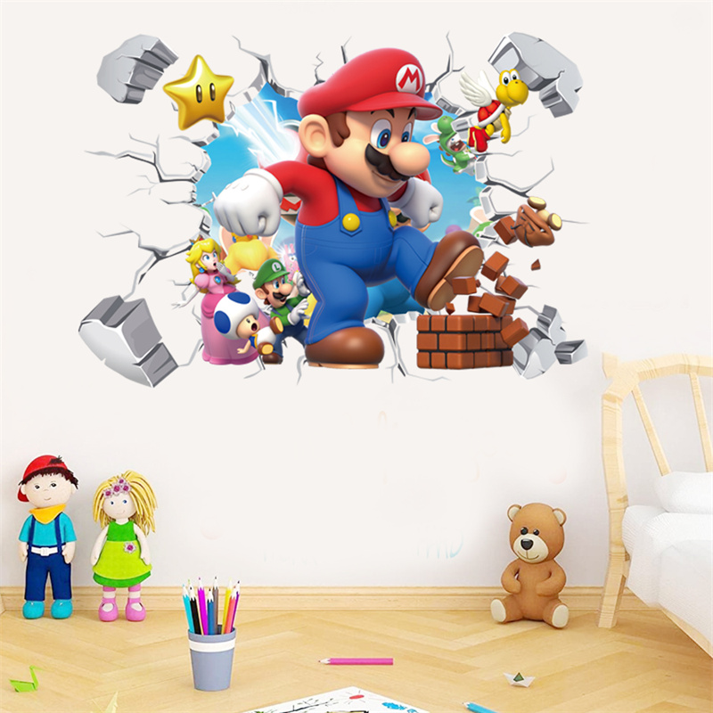 Pegatina de pared con personaj - Baby Nursery Games reseña y precio