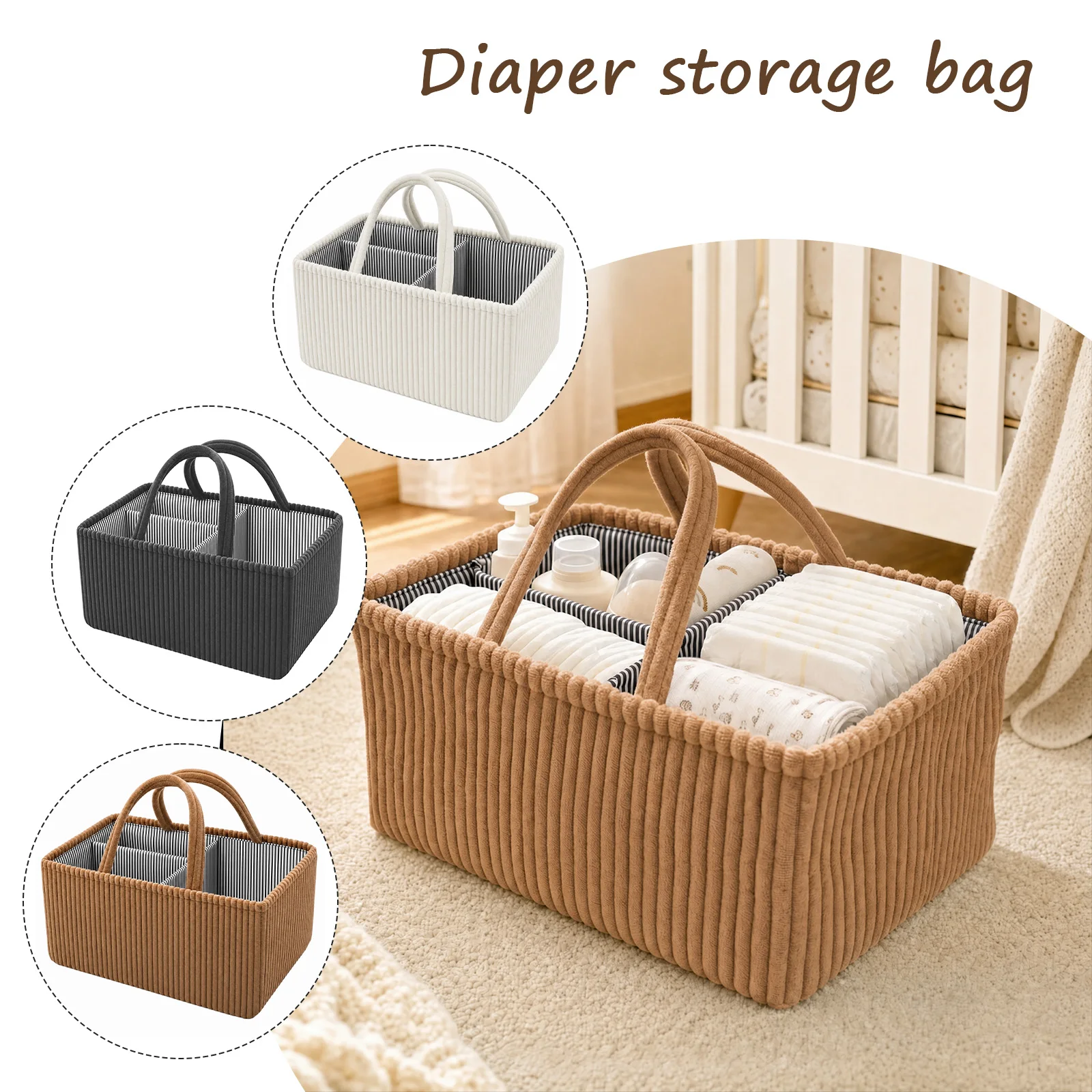 Organizador de Pañales para Be - Diaper Caddy Organizer reseña y precio