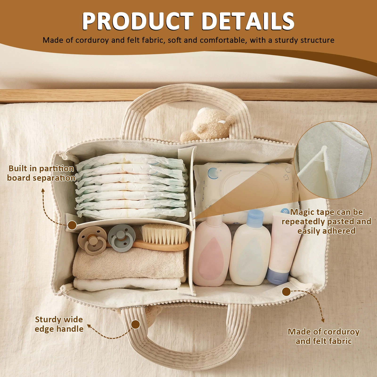 Bolsa de Viaje Portátil para M - Diaper Caddy Organizer reseña y precio