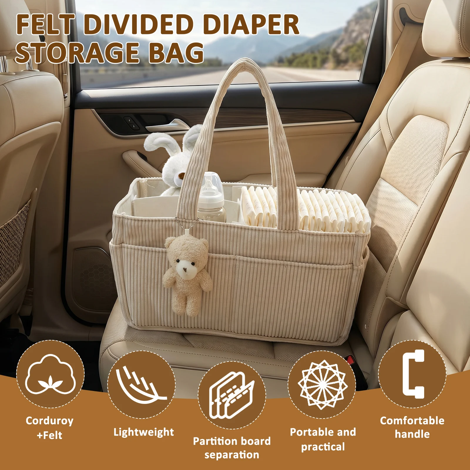 Bolsa de Viaje Portátil para M - Diaper Caddy Organizer reseña y precio