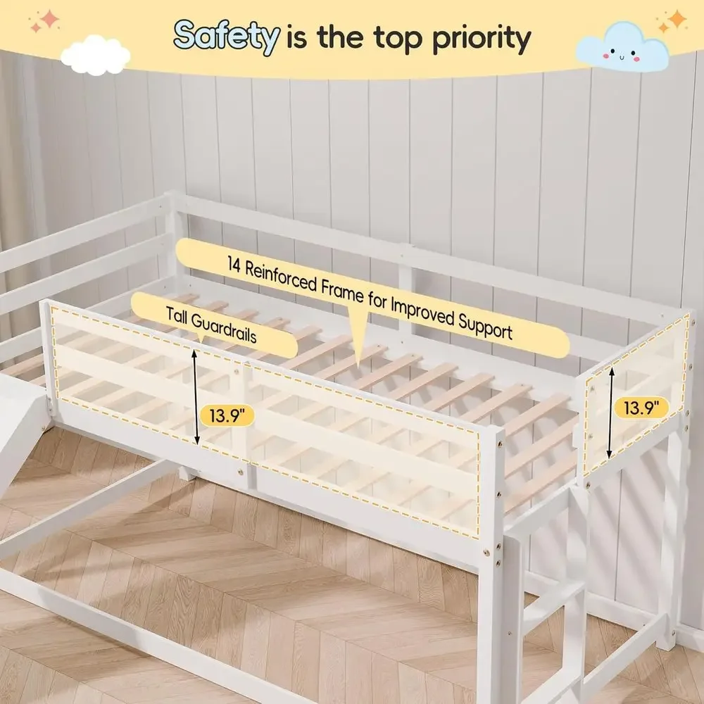 Cama litera doble para niños c - Bed Rail Toddler reseña y precio