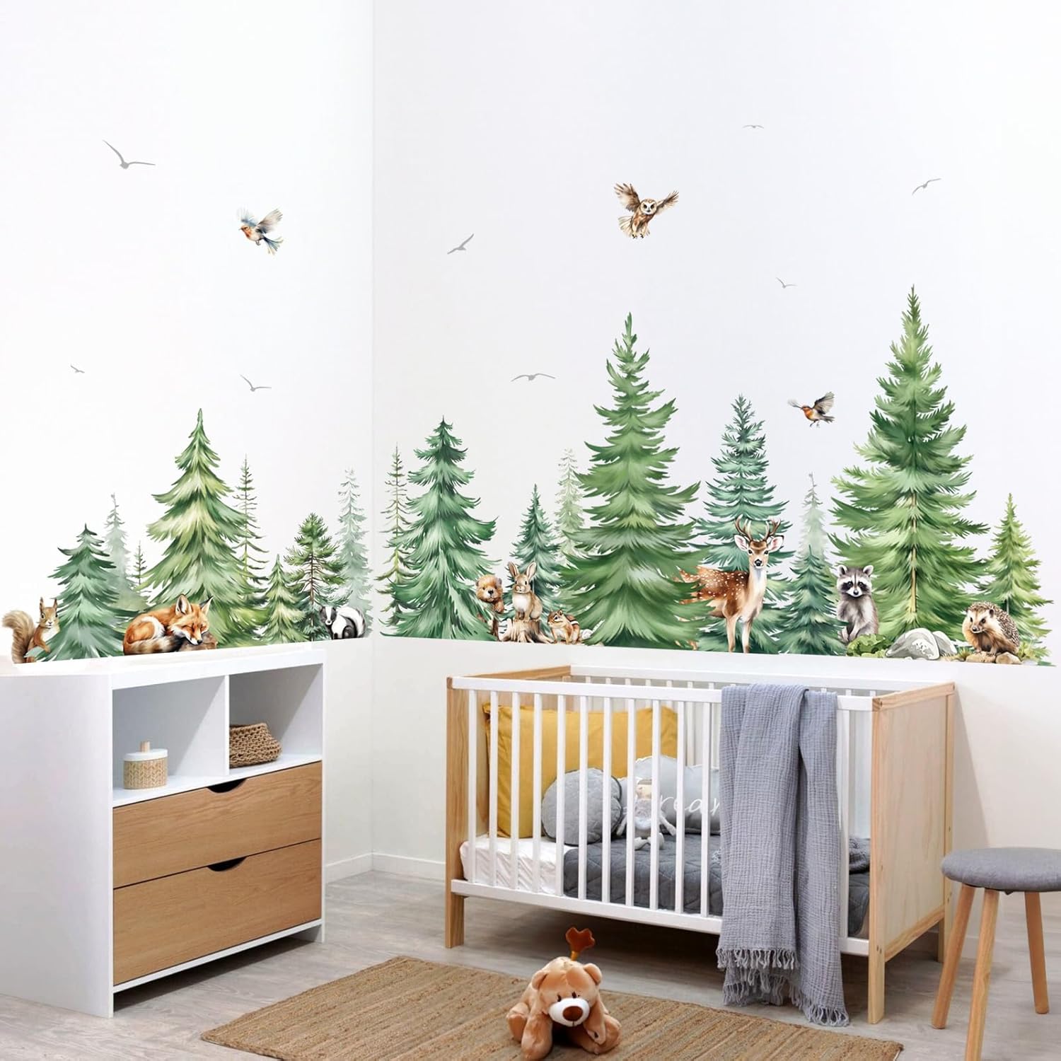 Pegatinas de pared de animales - Baby Nursery Stickers reseña y precio