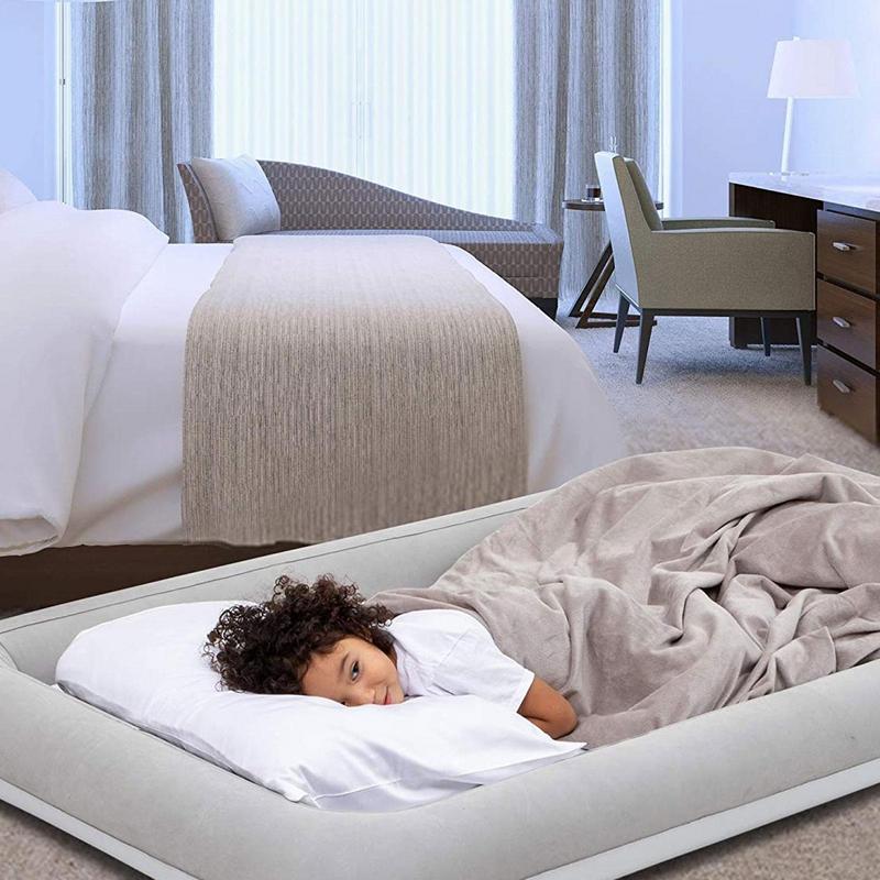 Cama inflable para bebé, cama  - Bed Rail Toddler reseña y precio
