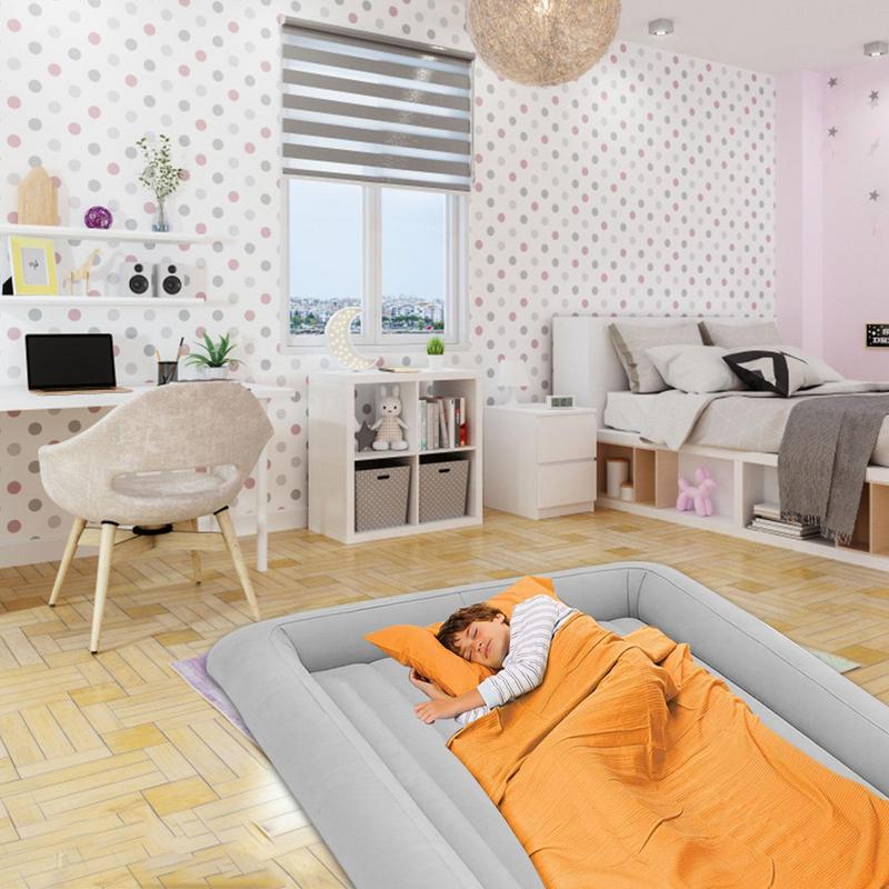 Cama inflable para bebé, cama  - Bed Rail Toddler reseña y precio