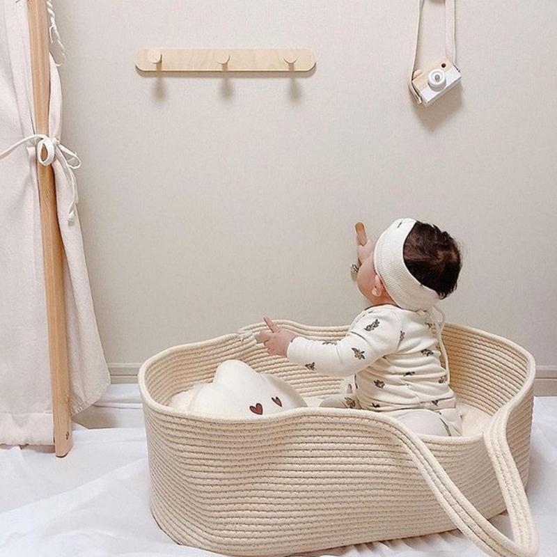 Cesta Moisés portátil para beb - Baby Nursery Basket reseña y precio