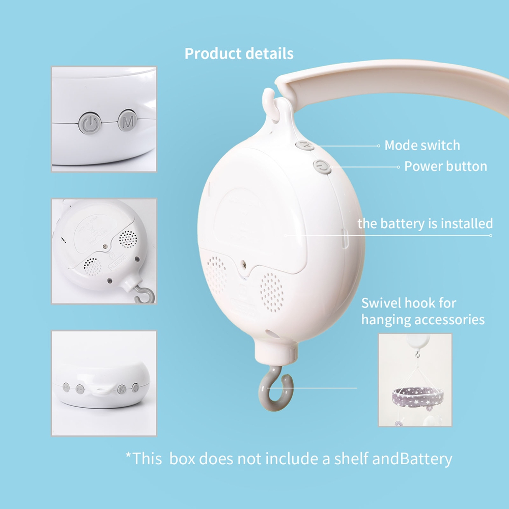 Caja de música giratoria con c - Baby Nursery Song reseña y precio