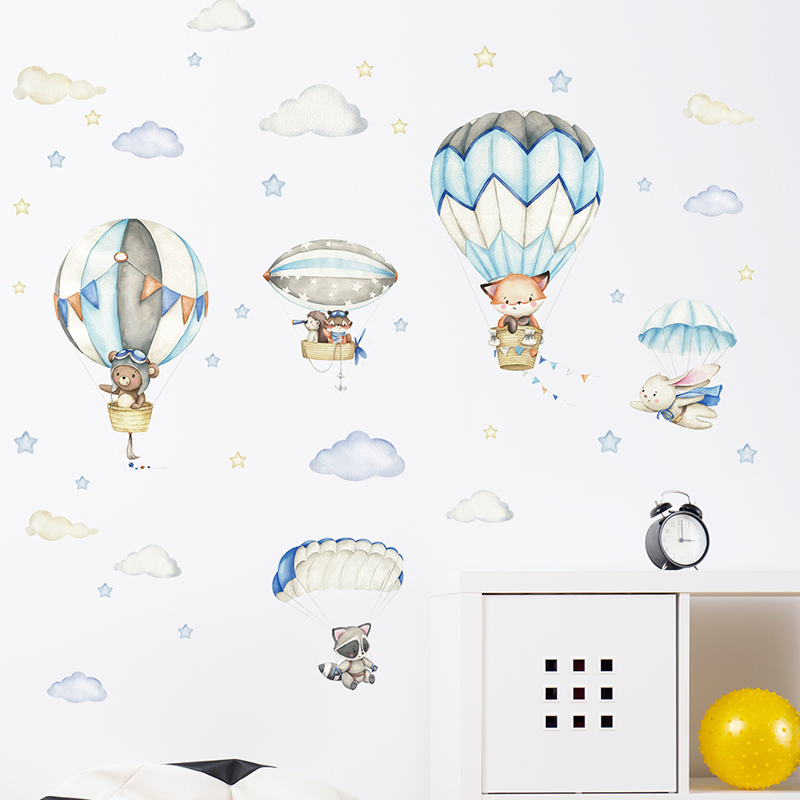 Pegatinas de pared con globos  - Baby Nursery Stickers reseña y precio