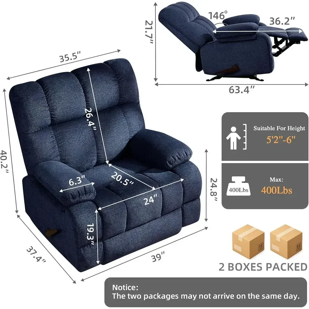 Sillón Reclinable Manual Extra - Rocking Chair Nursery reseña y precio