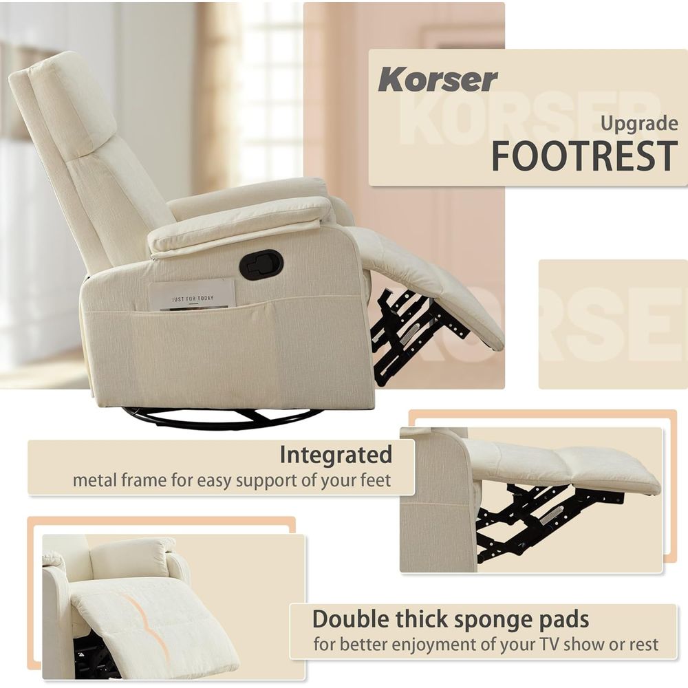 Sillón Reclinable, Sillón Recl - Rocking Chair Nursery reseña y precio