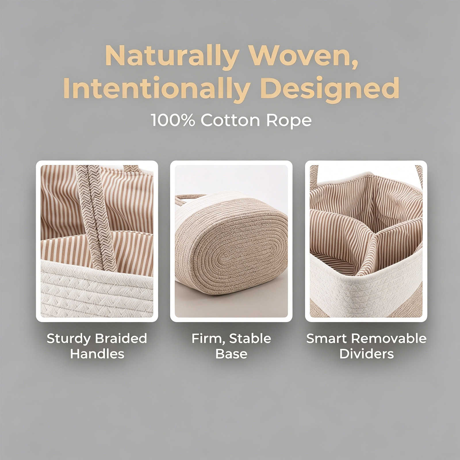 Organizador de Pañales para Be - Baby Nursery Basket reseña y precio