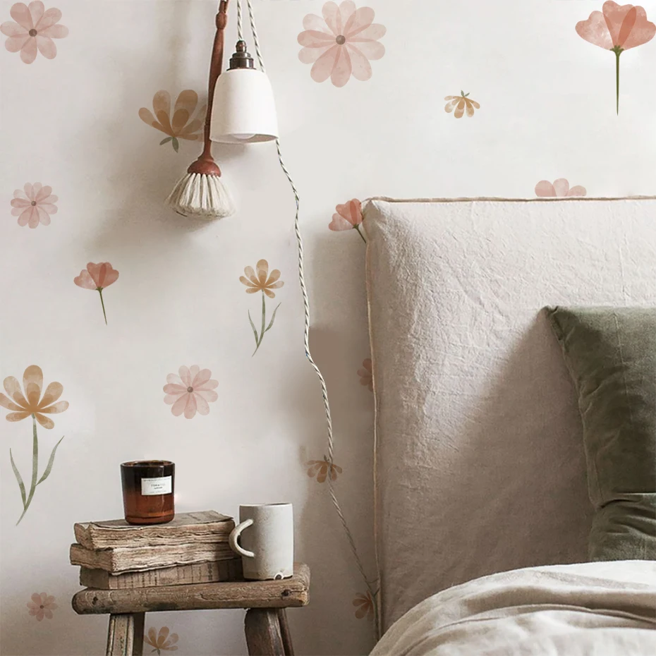 Pegatina de pared de flores bo - Baby Nursery Stickers reseña y precio