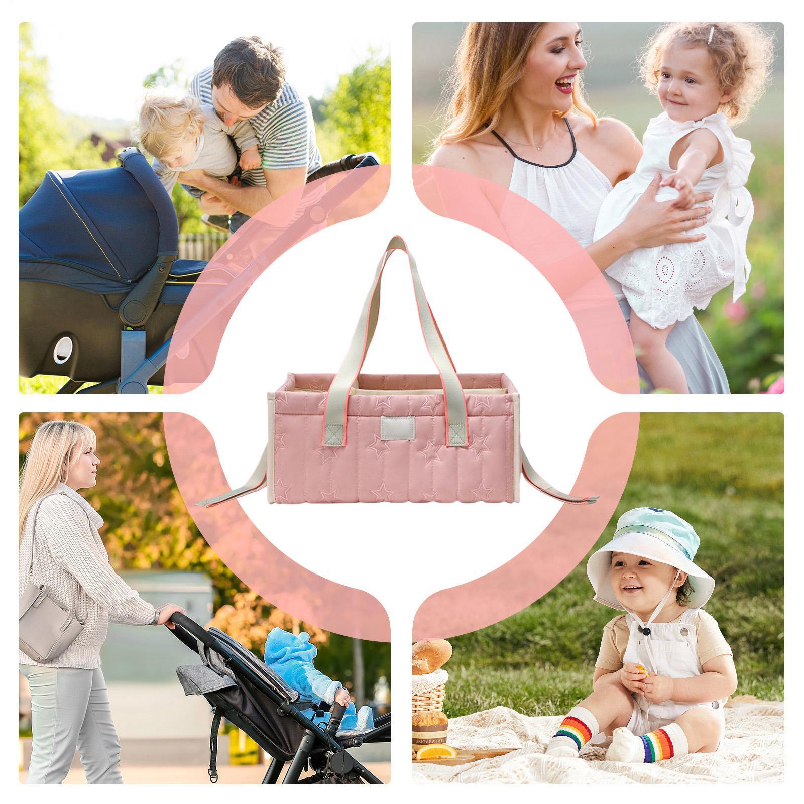 Bolsa de pañales para bebés, a - Diaper Caddy Organizer reseña y precio