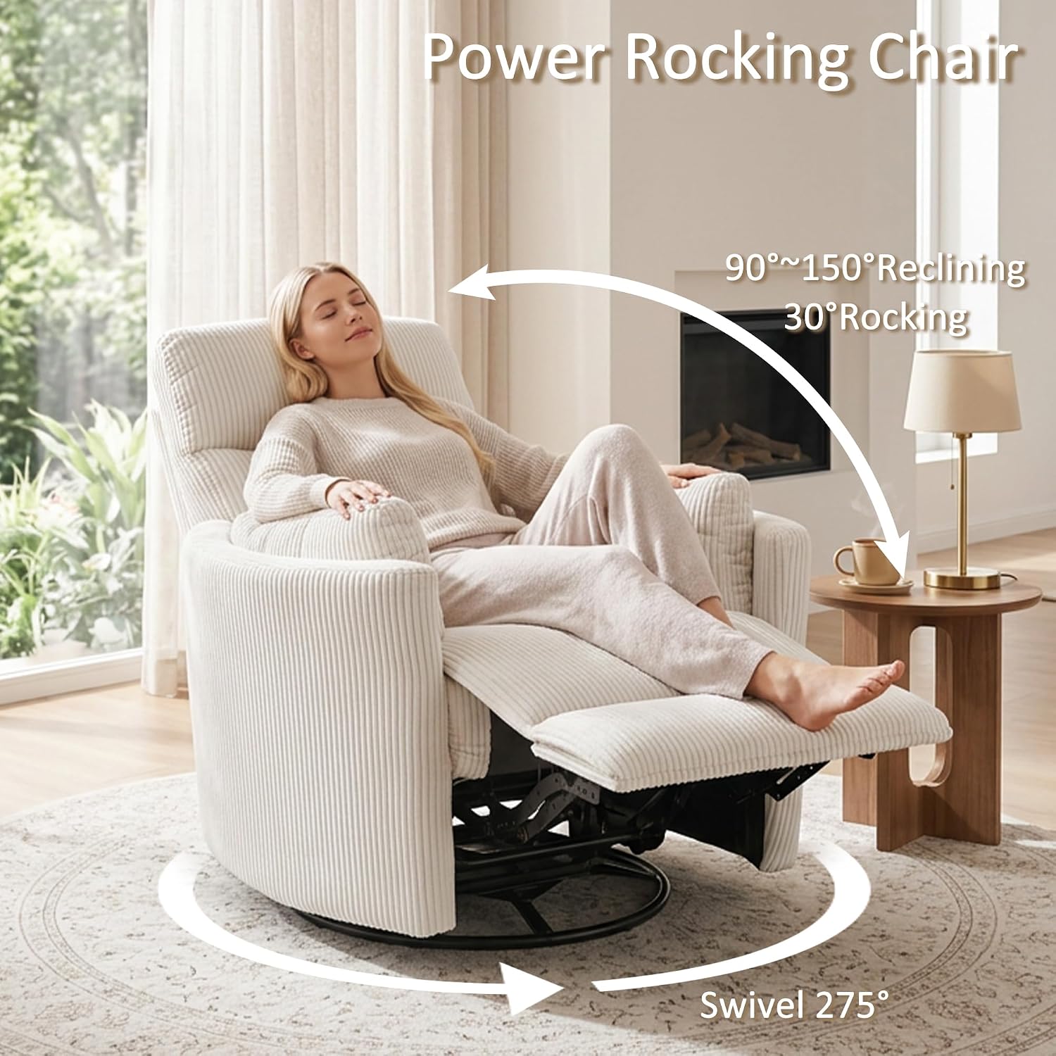 Silla Mecedora Eléctrica para  - Rocking Chair Nursery reseña y precio