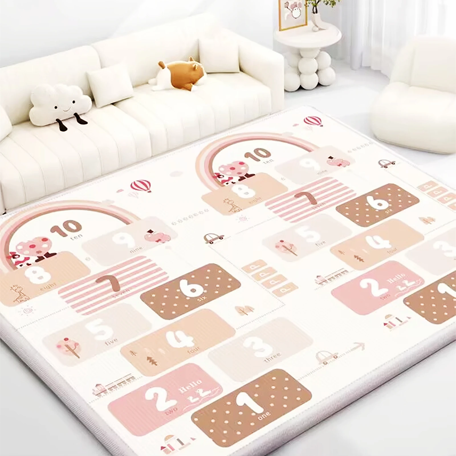 Alfombra de juego para bebés c - Baby Nursery Games reseña y precio