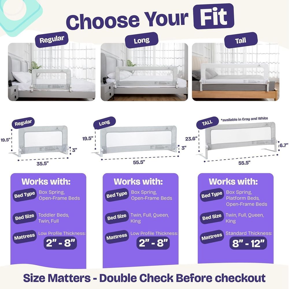 Barandilla de Cama para Niños  - Bed Rail Toddler reseña y precio