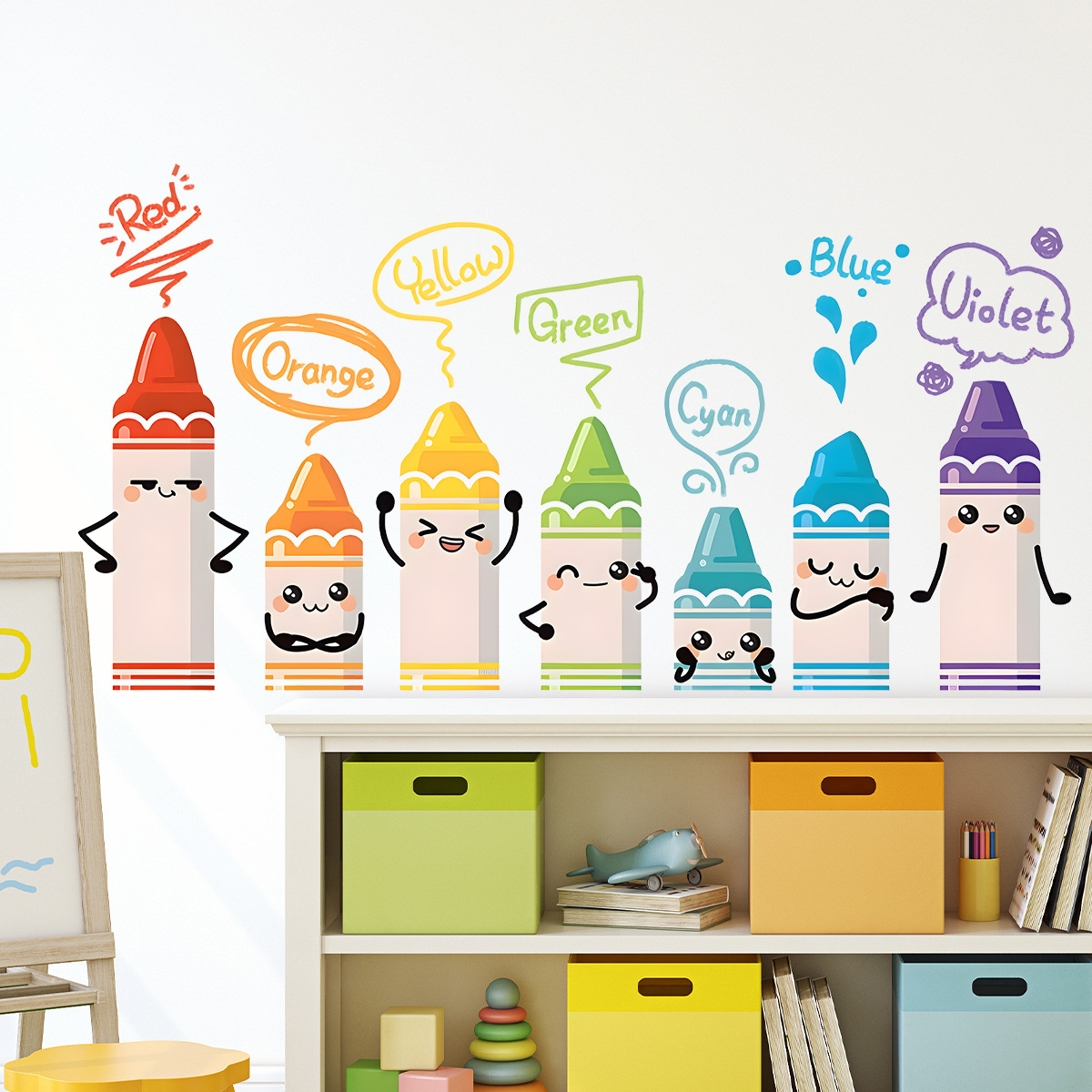Pegatinas de pared con patrón  - Baby Nursery Labels reseña y precio