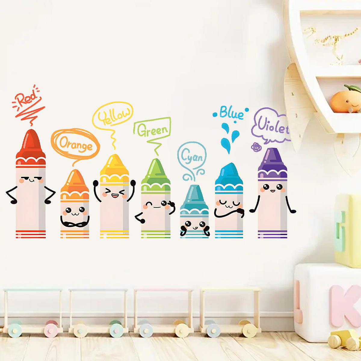 Pegatinas de pared con patrón  - Baby Nursery Labels reseña y precio