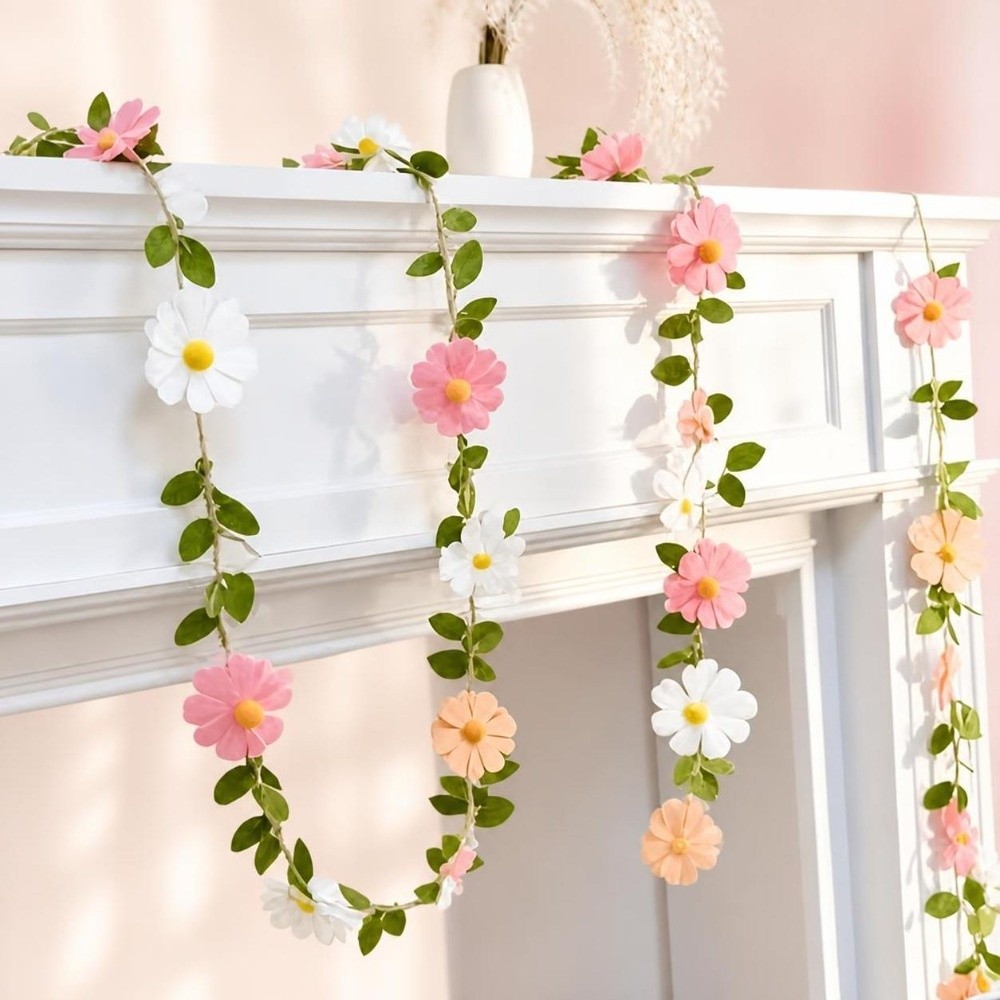 Guirnalda de margaritas de fie - Baby Nursery Garland reseña y precio