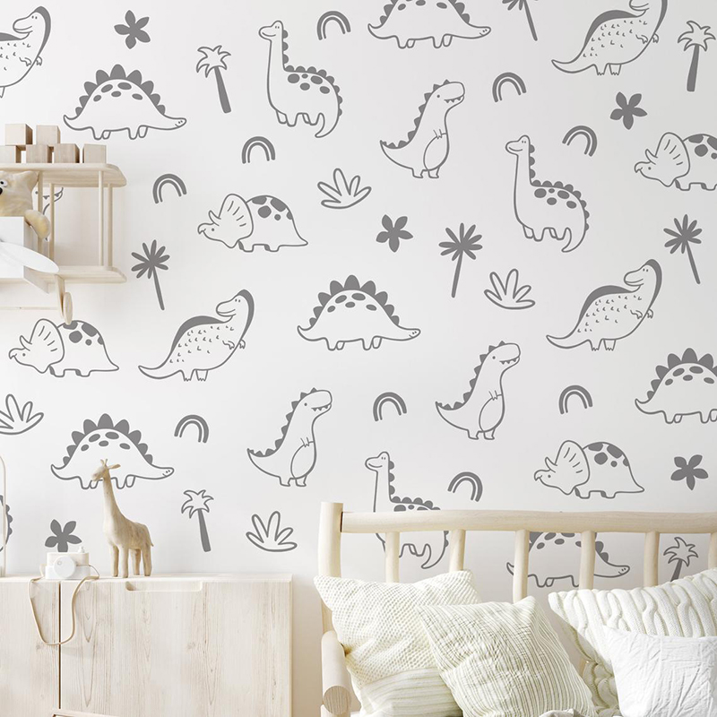 Pegatina de pared geométrica d - Baby Nursery Labels reseña y precio