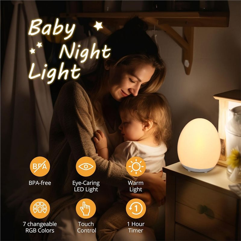 Lámpara Nocturna LED ABDJ-Eye- - Baby Nursery Colors reseña y precio