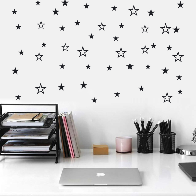 Pegatina de pared de estrellas - Baby Nursery Labels reseña y precio